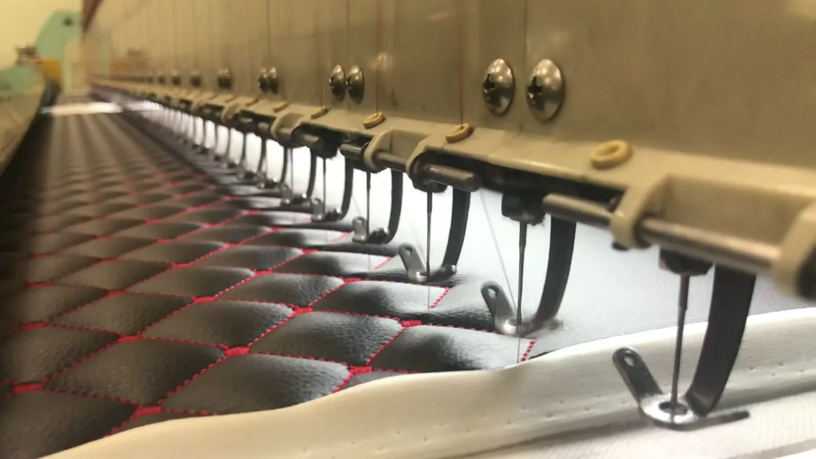Imágenes de producción de acolchado